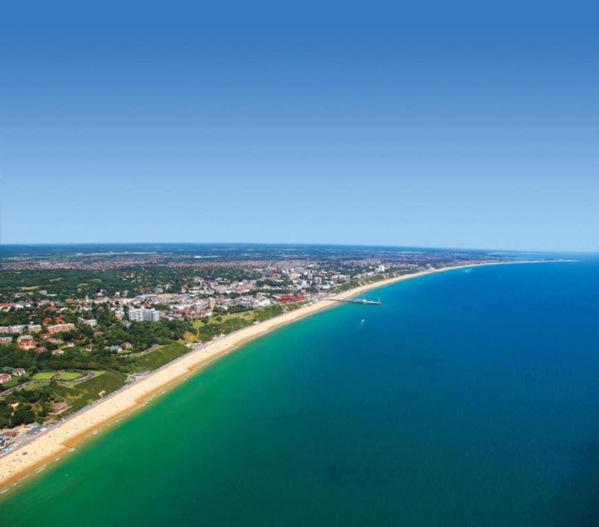 Bournecoast - Clifftop Apartment With Garden -Fm827 บอร์นมัธ ภายนอก รูปภาพ